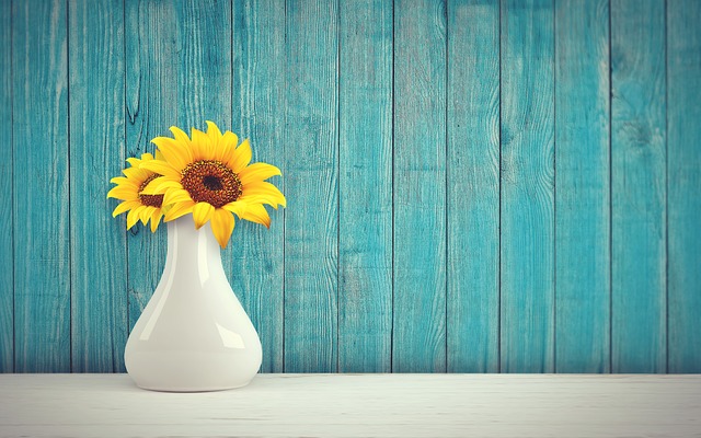 váza na slunečnice