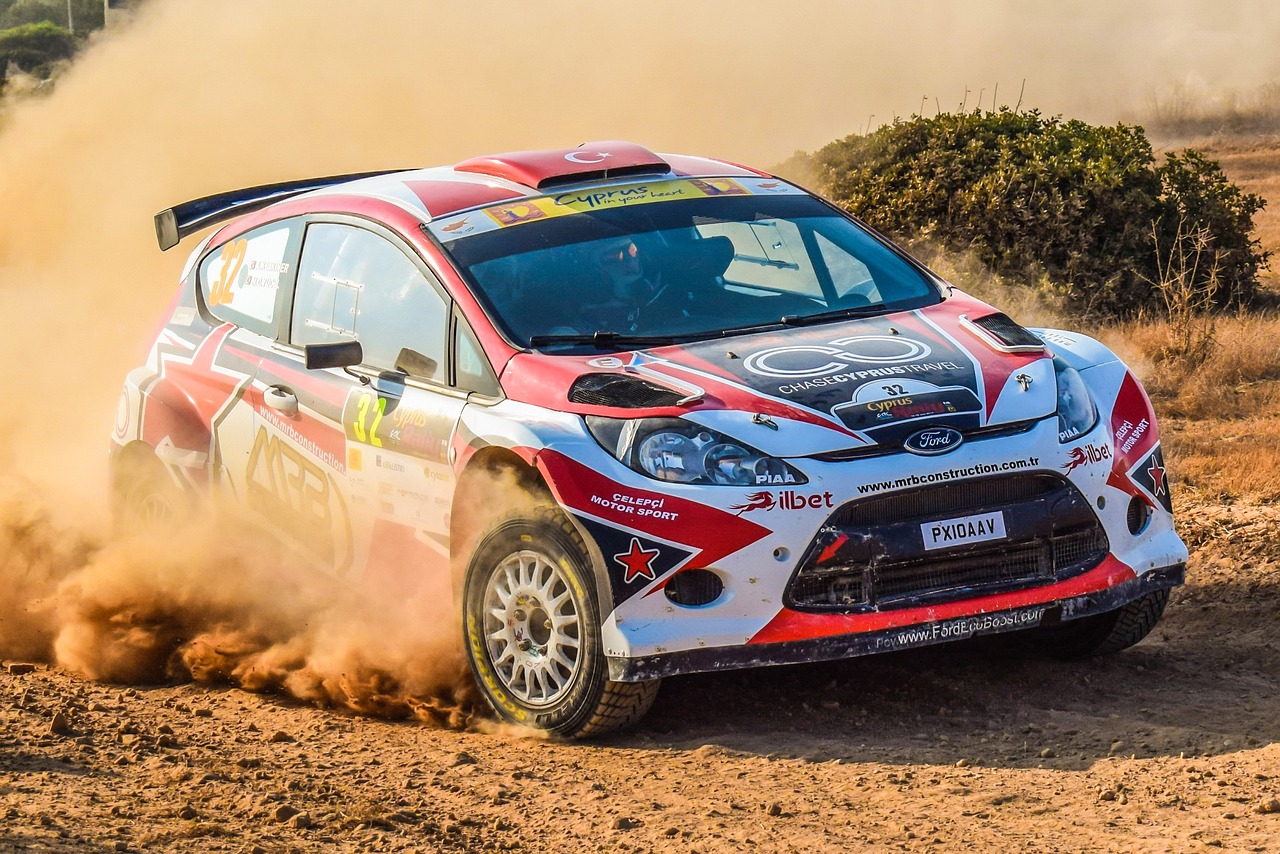 Modely závodních aut z Rally